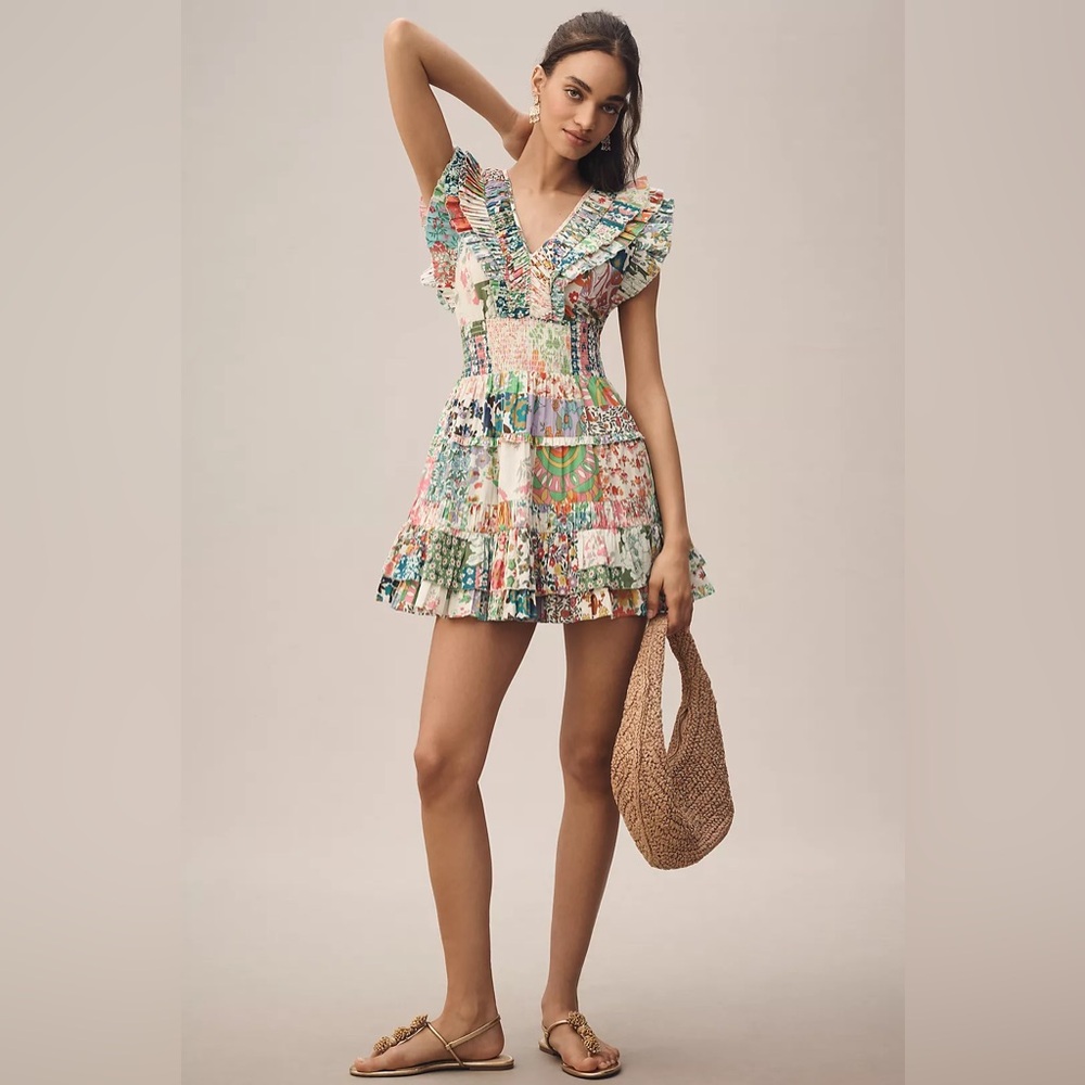Love The Label Maribel Tiered Ruffle Mini Dress